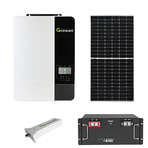 Kit sistem fotovoltaic Off Grid 5kW cu 14 panouri monocristaline 375W