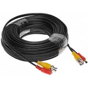 Cablu sertizat 10m BNC+DC