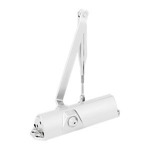 Amortizor hidraulic alb RAL9016 cu brat articulat - DORMA TS68-WHITE
