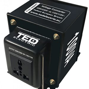 Transformator 230-220V la 110-115V 100VA/100W reversibil TED002235