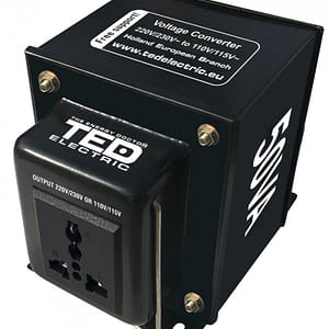 Transformator 230-220V la 110-115V 50VA/50W reversibil TED110REV-50VA / TED003683