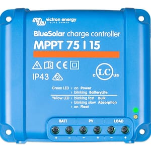 Incarcator solar 12V 24V 15A Victron Energy BlueSolar MPPT 75/15 - SCC010015050R