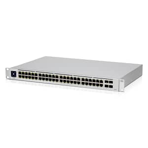 Switch 48 porturi Gigabit PoE 195W 4 porturi SFP management Ubiquiti UniFi - USW-48-POE