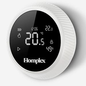 Termostat ambiental WiFi programabil inteligent Homplex NX1-Alb