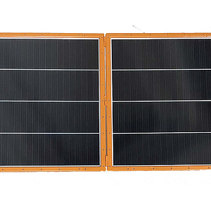Panou solar Fotovoltaic Portabil și Pliabil 120W pentru Camping Pescuit Drumeții Solmax cu 2 incarcatoare controller incluse