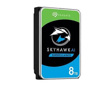 Hard disk 8TB pentru supraveghere Seagate 256MB cache SkyHawk AI - ST8000VE001