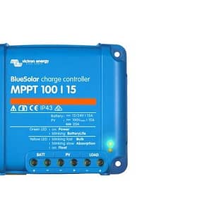 Incarcator solar 12V 24V 15A Victron Energy BlueSolar MPPT 100/15 - SCC010015200R