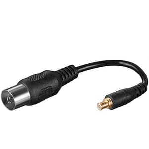 Adaptor antena DVB-T Coaxial mama - MCX tata Goobay