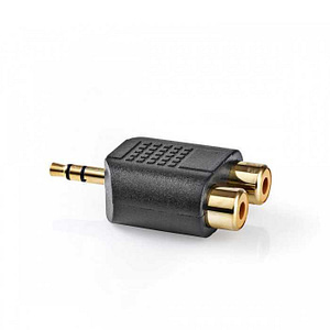Adaptor Audio Stereo Jack 3.5 mm tata - 2x RCA mama aurit Nedis