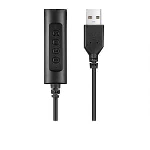 Adaptor audio USB pentru casti Jack 3.5 mm 1.5m negru Sandberg 134-17