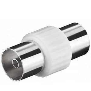 Adaptor Coaxial mama - Coaxial mama plastic Goobay