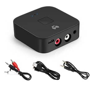 Adaptor convertor audio bluetooth NFC + DIGITAL TOSLINK la analog 2x RCA + Jack 3.5 mm