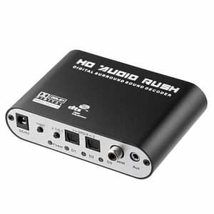 Adaptor convertor audio DIGITAL la ANALOG 2.1 sau 5.1 TOSLINK