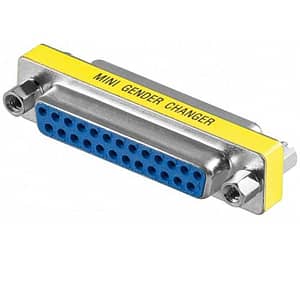 Adaptor D-SUB 25 pini mama - D-SUB 25 pini mama metalic Goobay