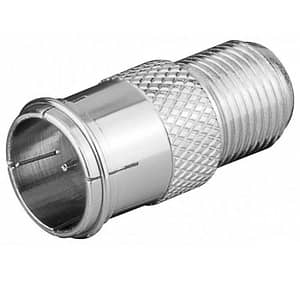 Adaptor F tata - F mama zinc Goobay