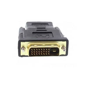 Adaptor HDMI 19 pini mama - DVI-D 24+1 pini tata aurit Well