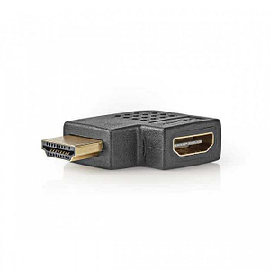 Adaptor HDMI - HDMI mama cotit stanga mare viteza cu Ethernet Nedis