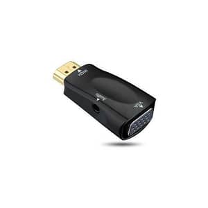 Adaptor HDMI tata la VGA mama cu audio 3.5 mm Jack stereo Well