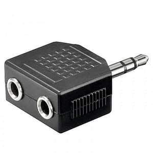 Adaptor Jack 3.5 mm stereo la 2x 3.5 mm stereo mama Goobay