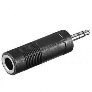Adaptor Jack 3.5 mm stereo la Jack 6.35 mm stereo mama Goobay