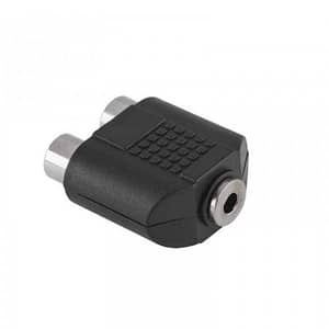 Adaptor Jack 3.5 mm stereo mama la 2x RCA mama Goobay