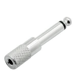 Adaptor Jack 6.3 mm mono la 3.5 mm mono metal