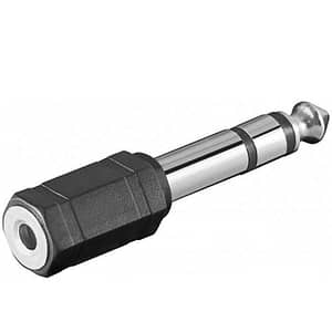 Adaptor Jack 6.35 mm stereo la Jack 3.5 mm stereo mama Goobay