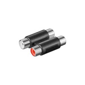 Adaptor prelungire 2x RCA mama la 2x RCA mama Goobay