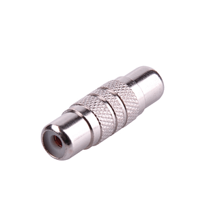 Adaptor prelungire RCA mama la RCA mama metalic