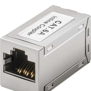 Adaptor prelungitor RJ45 CAT6A SFTP PiMF 500MHz ecranat mama-mama 72499 Goobay