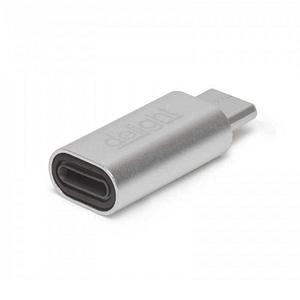 Adaptor tata USB type C - iPhone lightning mama argintiu delight