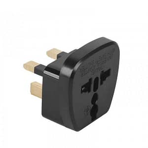 Adaptor tensiune priza UK - UNIVERSAL negru