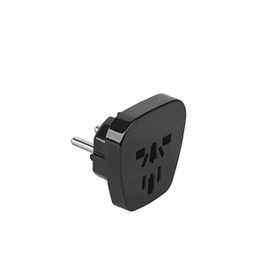Adaptor tensiune universal 10A negru