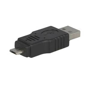 Adaptor USB 2.0 USB A tata - mufa tata USB B micro mufa nichelat VCOM CA416-PB