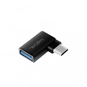 Adaptor USB 3.2 A mama - USB type C tata in unghi 90 grade LOGILINK AU0055