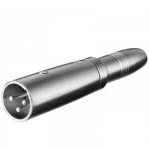 Adaptor XLR la Jack 6.35 mm mono mama Goobay