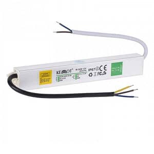 Alimentator banda LED 36W 12V 3A IP67 222x30x20 mm KEMOT