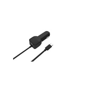Alimentator USB bricheta auto cu cablu USB C 2 iesiri 2.4A negru Well
