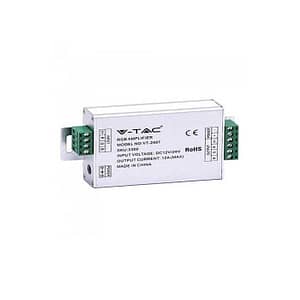 Amplificator banda LED RGB 12/24VDC 12A 3 canale x4A V-TAC