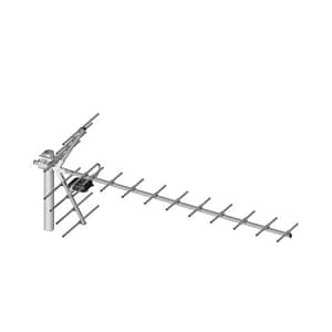 Antena directionala tip Yagi 19 DVB-T + analogice 21 - 60 474-862MHz 16dB polarizare orizontala verticala