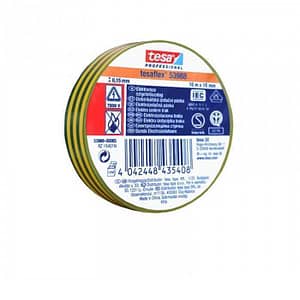 Banda 10m izolatoare TESAFLEX galben/verde