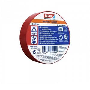 Banda 10m izolatoare TESAFLEX rosu