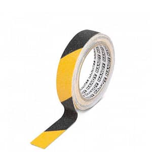 Banda adeziva antiglisanta 5m x 25mm galben/negru Handy