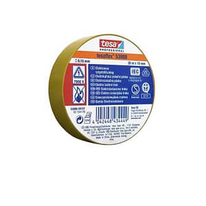 Banda adeziva izolatoare 19mm x 20m galben Tesa T-53988-101