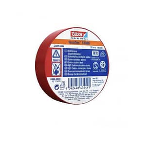 Banda adeziva izolatoare 19mm x 20m rosu Tesa T-53988-26