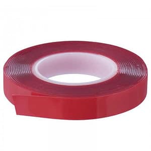 Banda dublu adeziva 3m x 12mm acrilica transparenta Emos