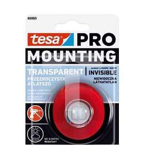 Banda dubluadeziva montare transparenta 19mm 5m Tesa PRO 66965-00007