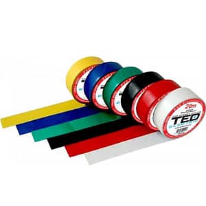 Banda electroizolatoare TED 19mm x 20metri neagra