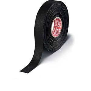 Banda textila 15mm 25m Thk 260um cauciuc 40% negru TESA 51026-00002-00