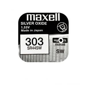 Baterie ceas Maxell SR44SW V303 AG13 1.55V oxid de argint 1buc